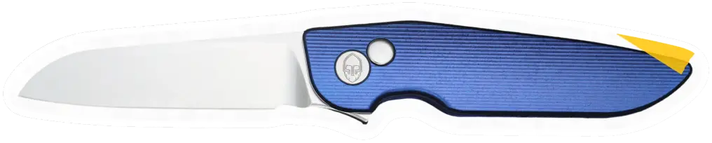Erdems Grimsmo Knives Fjell, Streamline, geöffnet, Seitenansicht, als Papiersticker