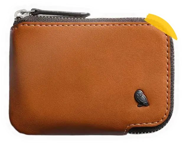 Erdems Bellroy Card Pocket, Caramel, Vorderseite, als Papiersticker