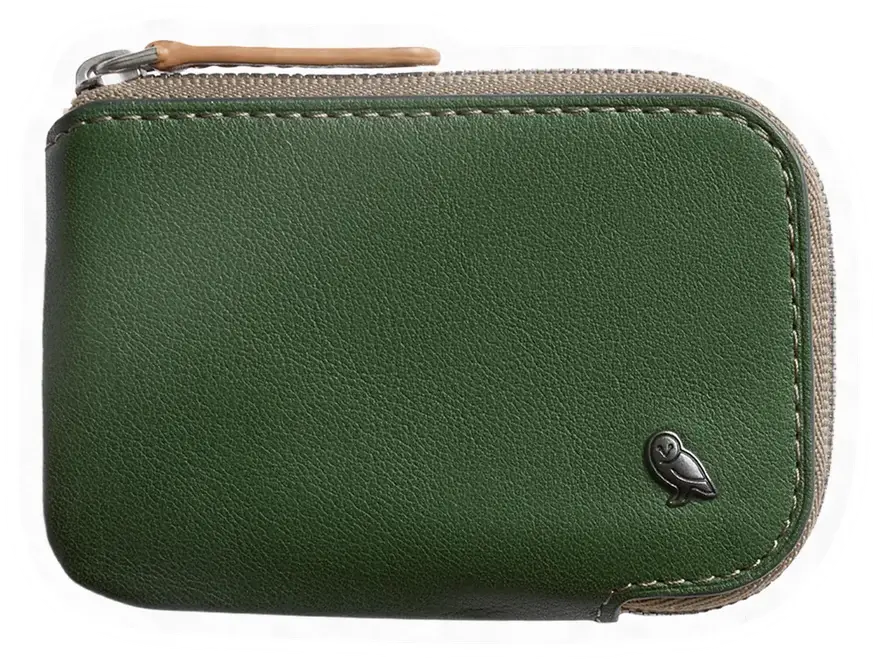 Erdems Bellroy Card Pocket, Racing Green, Vorderseite, als Papiersticker