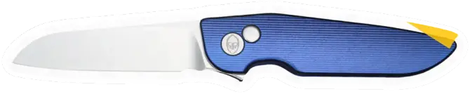 Erdems Grimsmo Knives Fjell, Streamline, geöffnet, Seitenansicht, als Papiersticker