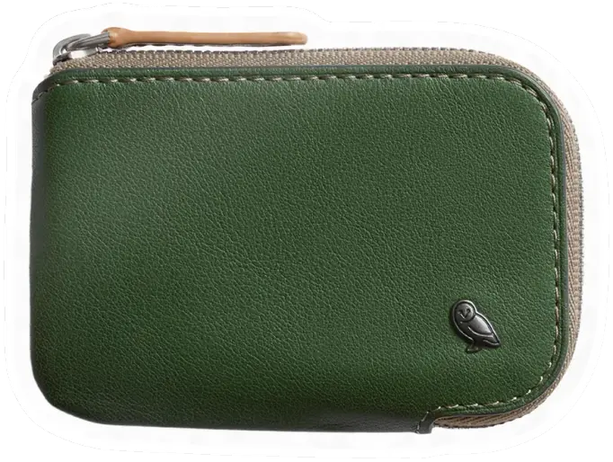 Erdems Bellroy Card Pocket, Racing Green, Vorderseite, als Papiersticker