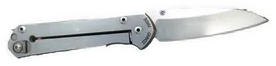 Erdems Chris Reeve Small Sebenza 21, geöffnet, Titangriff, als Papiersticker